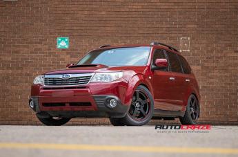 SUBARU FORESTER MR116 MATTE BLACK RED EDGE